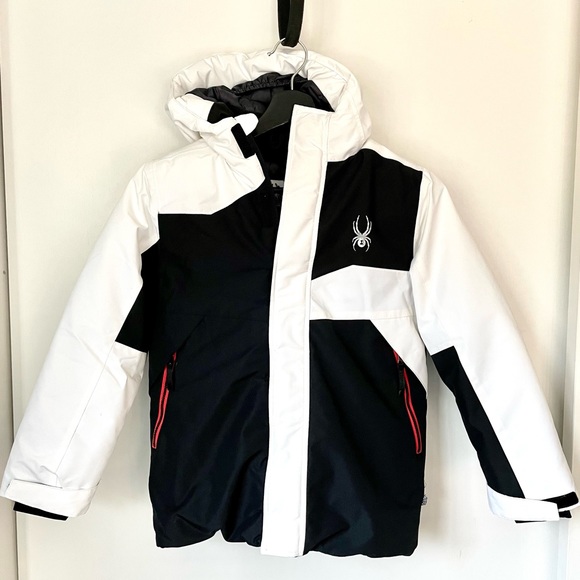 Spyder Jackets & Coats Spyder Jacket Youth S 8 Black White Poshmark